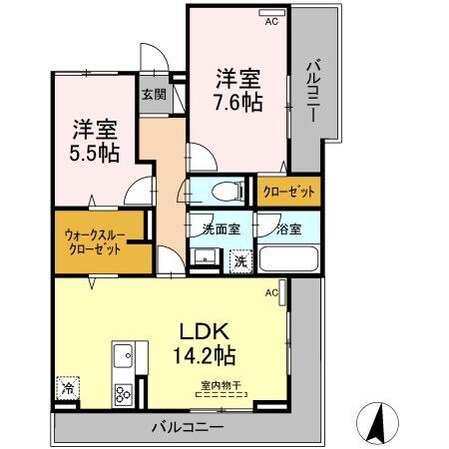 D-residence西町の物件間取画像